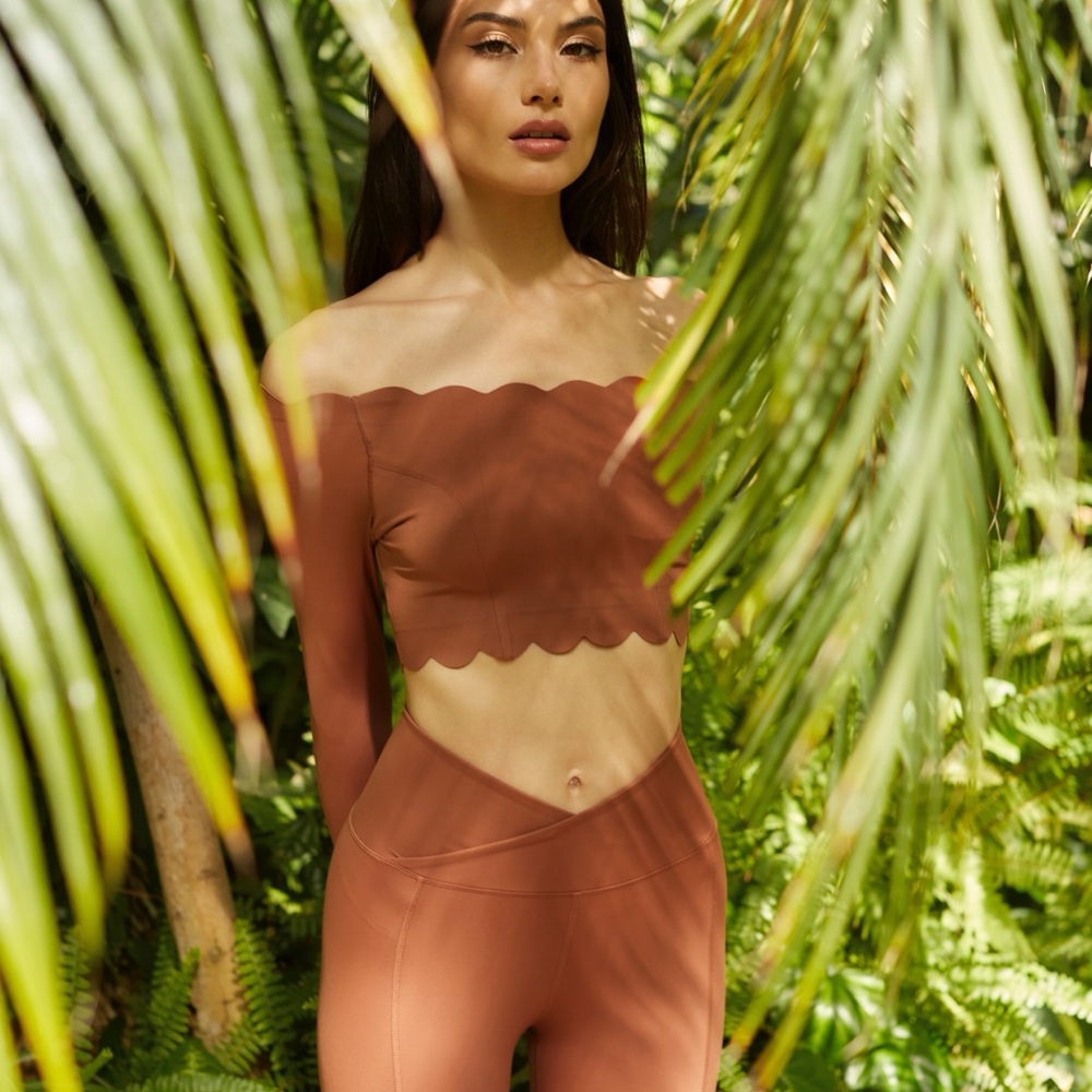 Blossom Petal Long-Sleeve Cocoa Set